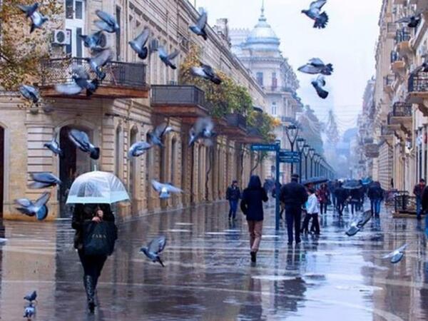 Sabah Bakıda yağış yağacaq