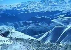 Kəlbəcər ağ örpəyə büründü - <span class="color_red">VİDEO</span>