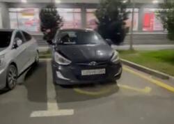 "Hövsan MİDA"da əlillər üçün olan parkinqlər zəbt olunub - ŞİKAYƏT - <span class="color_red">VİDEO</span>