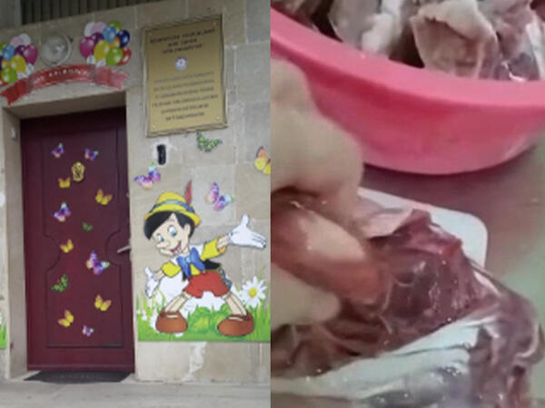 Bu bağçada uşaqlara keyfiyyətsiz ət verilir? - <span class="color_red">VİDEO - FOTO</span>