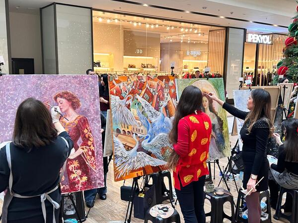 “Çexiya azərbaycanlı rəssamların gözü ilə” adlı yaradıcılıq vorkşop keçirilib - FOTO