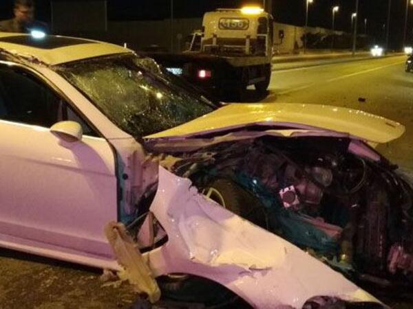 Salyanda ağır qəza - Ölən və yaralananlar var