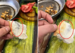 Çörəyin içindən "LEZVA" çıxdı - <span class="color_red">VİDEO</span>