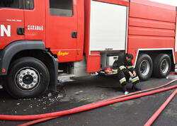 Novxanıda restoranda yanğın olub