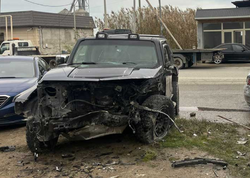 Kürdəxanıda iki avtomobil toqquşub, 19 yaşlı gənc ölüb - <span class="color_red">FOTO</span>