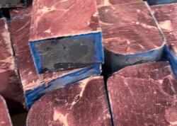 Bakıda ucuz qiymətə qəribə formalı ətlər satışa çıxarıldı - VİDEO