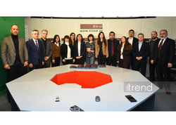 Trend əməkdaşları “Azərbaycan milli mətbuatının 150 illiyi” medalı ilə təltif olunublar - FOTO