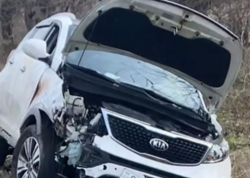 Ağcabədidə ağır qəzaya - Yaralılar var - <span class="color_red">FOTO</span>