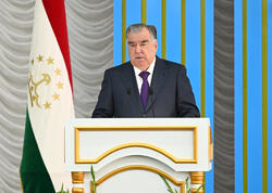 Emoməli Rəhmon Prezident İlham Əliyevi təbrik edib