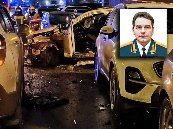 Avtomobili partladılan şəxs Rusiya ordusunun generalı olub - <span class="color_red">FOTO</span>