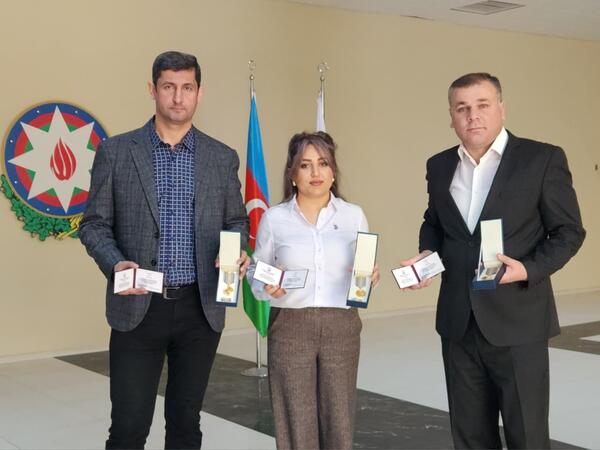 Ölkənin ilk Regional Televiziyasının üç əməkdaşı təltif edilib - <span class="color_red">FOTO</span>