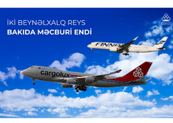 İki beynəlxalq reys Heydər Əliyev Beynəlxalq Aeroportunda məcburi eniş edib