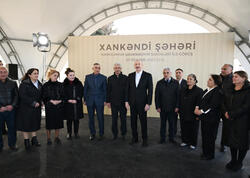 İlham Əliyev Kərkicahanda sakinlərlə görüşüb