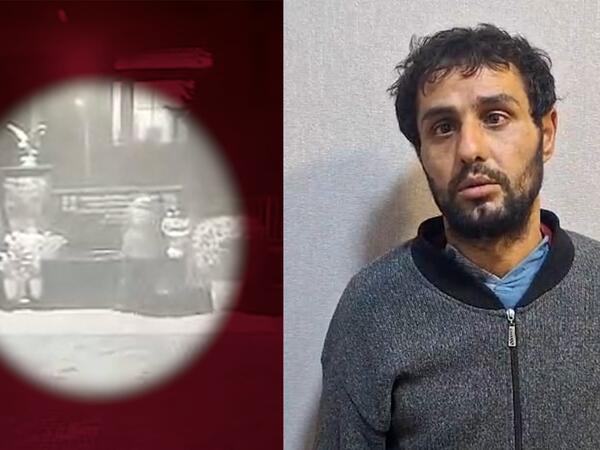 Şəhid bulağından və avtomobillərdən oğurluq edən şəxs saxlanıldı - <span class="color_red">VİDEO</span>