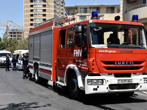 Bakıda uşaq bağçasında yanğın