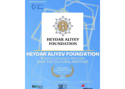 Heydər Əliyev Fondu İtaliyanın Laurentum mükafatı ilə təltif olunub - <span class="color_red">FOTO</span>