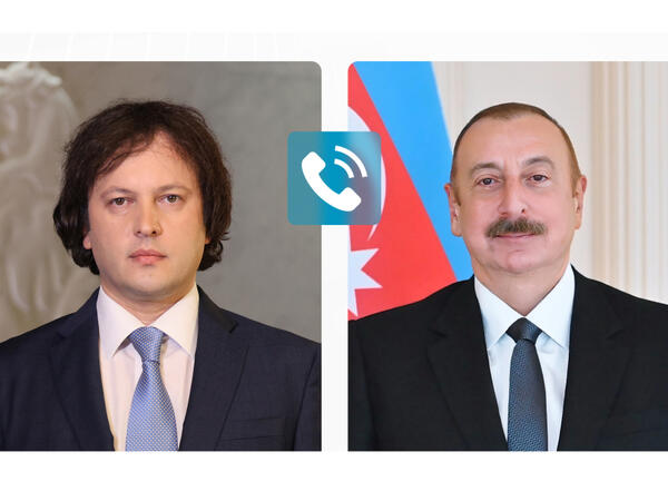 İrakli Kobaxidze İlham Əliyevə zəng edib
