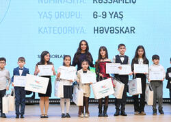 Leyla və Alena Əliyeva Uşaq İncəsənət Festivalının yekun mükafatlandırma mərasimində iştirak ediblər - <span class="color_red">FOTO</span>