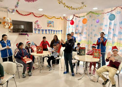 Leyla Əliyevanın təşəbbüsü ilə Mingəçevir Uşaq Nevroloji Sanatoriyasında uşaqlar üçün Yeni il şənliyi keçirilib - FOTO