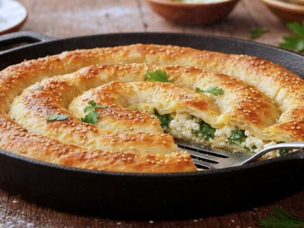 Qəfil qonaq üçün 10 dəqiqəlik tava börəyi resepti