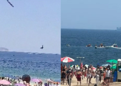 Reklam təyyarəsi okeana düşdü: Pilot ÖLDÜ - <span class="color_red">FOTO</span>