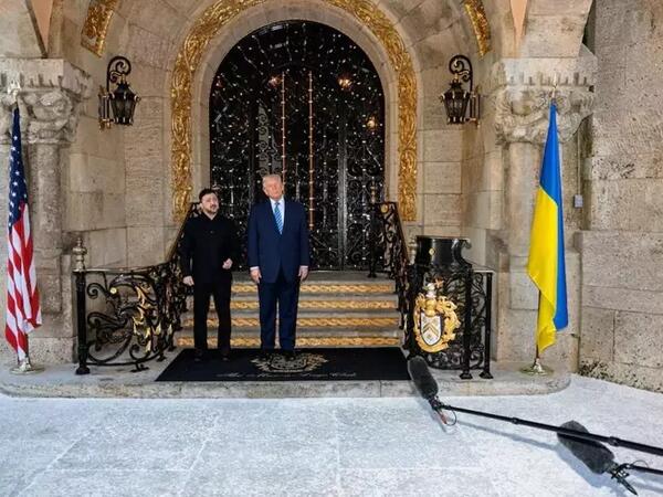 Tramp və Zelenski "Mar-a-Laqo"da bir araya gəldi - <span class="color_red">VİDEO</span>