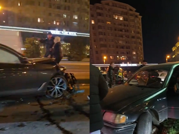 Heydər Əliyev prospektində baş verən zəncirvari qəzanın TƏFƏRRÜATI