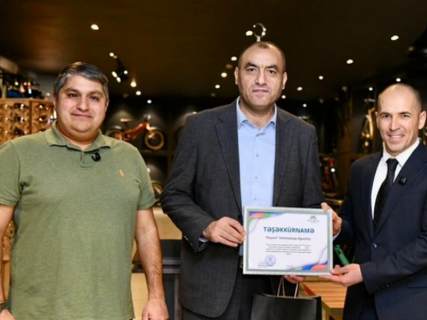 "Gənc Peşəkar Velosipedçilər Klubu" İctimai Birliyinin ilin yekunlarına aid hesabat görüşü keçirilib - <span class="color_red">FOTO</span>