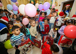Leyla Əliyevanın təşəbbüsü ilə bir sıra uşaq müəssisələrində Yeni il tədbiri keçirilib -  FOTO