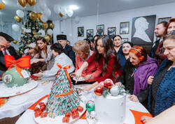 Leyla və Arzu Əliyevalar Ahıl şəxslər üçün sosial xidmət müəssisəsində bayram tədbirində iştirak ediblər - <span class="color_red">FOTO</span>