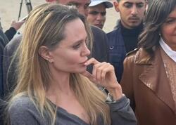 Ancelina Coli Qəzza ilə sərhəddə - FOTO