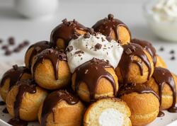 3 inqredientli yalançı profiterol