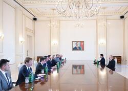 İlham Əliyev ABŞ nümayəndə heyətini qəbul edib - <span class="color_red">FOTO</span>