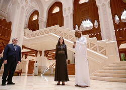 Leyla Əliyeva Maskatda Sultan Opera Evində olub - FOTO