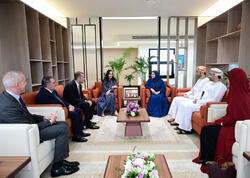 Leyla Əliyeva Maskatda Omanın Kiçik və Orta Müəssisələrin İnkişafı Qurumunun sədri ilə görüşüb - FOTO