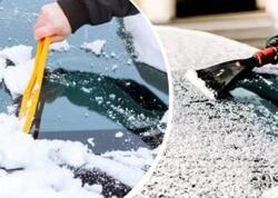 Sürücülərin kabusuna son: Şüşədəki buz saniyələr içində təmizlənəcək