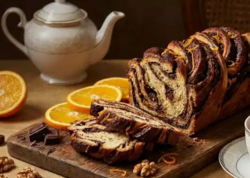 Vitrinləri kölgədə qoyacaq ləzzət: Şokoladlı və portağallı babka