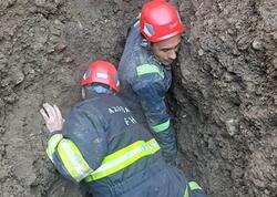 Dərəyə yıxılıb köməksiz qalan qadın xilas edildi