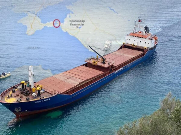 Türkiyə gəmisi Qara Dənizdə saya oturdu - <span class="color_red">FOTO</span>