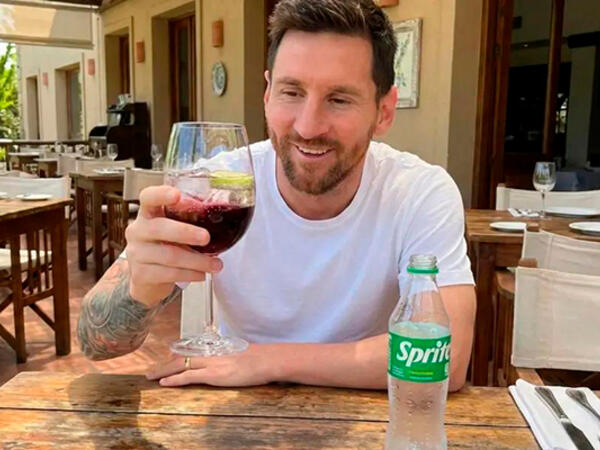 Messinin qeyri-adi vərdişi: “Şərabla Sprite" içib sərxoş oluram" - <span class="color_red">FOTO</span>