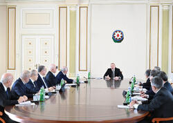 Prezidentin sədrliyi ilə su təchizatı və tullantı sistemlərinin təkmilləşdirilməsi üzrə Dövlət Proqramına həsr olunan müşavirə keçirilib - FOTO