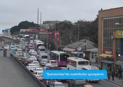 “Şamaxinka”da yeni svetoforlar quraşdırılır - <span class="color_red">VİDEO</span>