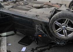 Goranboyda maşın aşdı - 3 nəfər xəsarət aldı