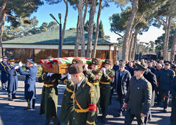 Milli Qəhrəman Şahin Tağıyevlə vida mərasimi - <span class="color_red">FOTO</span>