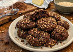 Çölü küncütlü xırtıldayan, içi yumşaq kakaolu peçenye