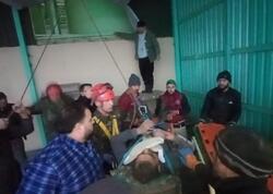 Xaçmazda istehsalat sexində yıxılan şəxs xilas edilib - <span class="color_red">FOTO</span>