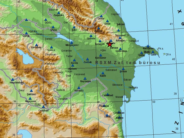 Azərbaycanda zəlzələ oldu