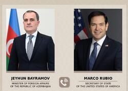 Ceyhun Bayramov ABŞ dövlət katibi ilə müzakirə apardı