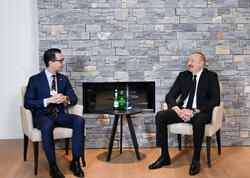 İlham Əliyev Davosda “Carlsberg Group” şirkətinin Baş icraçı direktoru ilə görüşüb - <span class="color_red">FOTO</span>