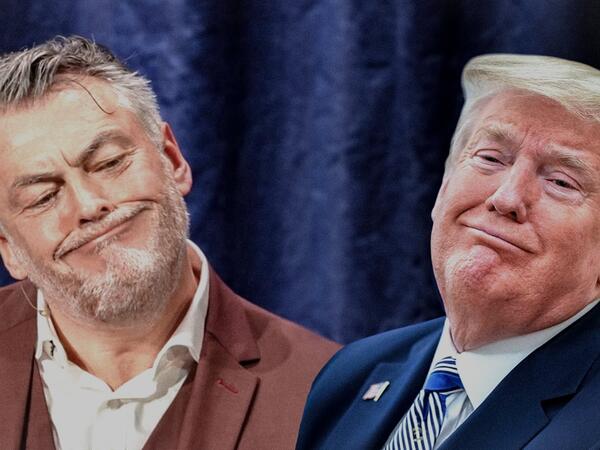 Məşhur aktyor Trampın "ağzını əydi" - <span class="color_red">VİDEO</span>